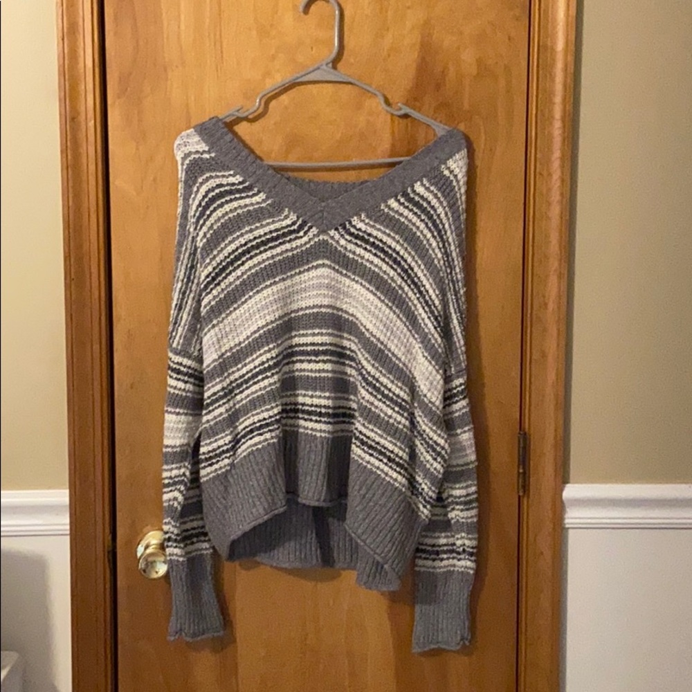 Striped American Eagle Sweater